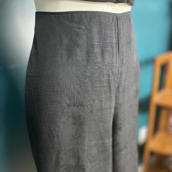 Vintage 1990s Tommy Bahama 100% Silk Cropped Pants Size 6 - Picture 3 of 7